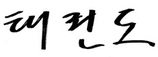 Korean Symbol for Tae Kwon Do